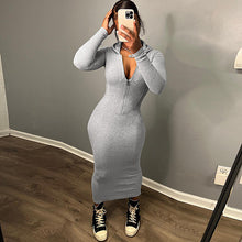 Load image into Gallery viewer, Keyonna Hooded Dress
