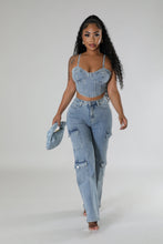 Load image into Gallery viewer, Denim Danny Two Piece
